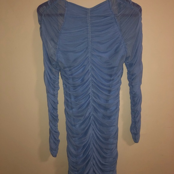 Long sleeve dress with lace sleeves - Picture 2 of 2